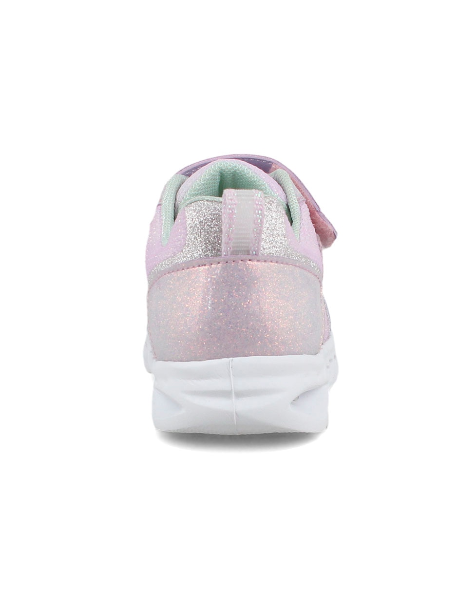 Tenis con luz para niña Stitch y Ángel 3