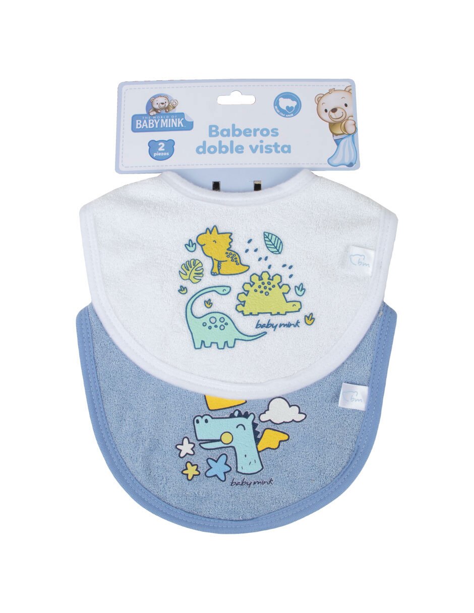 Set babero de algodón 2 piezas 2