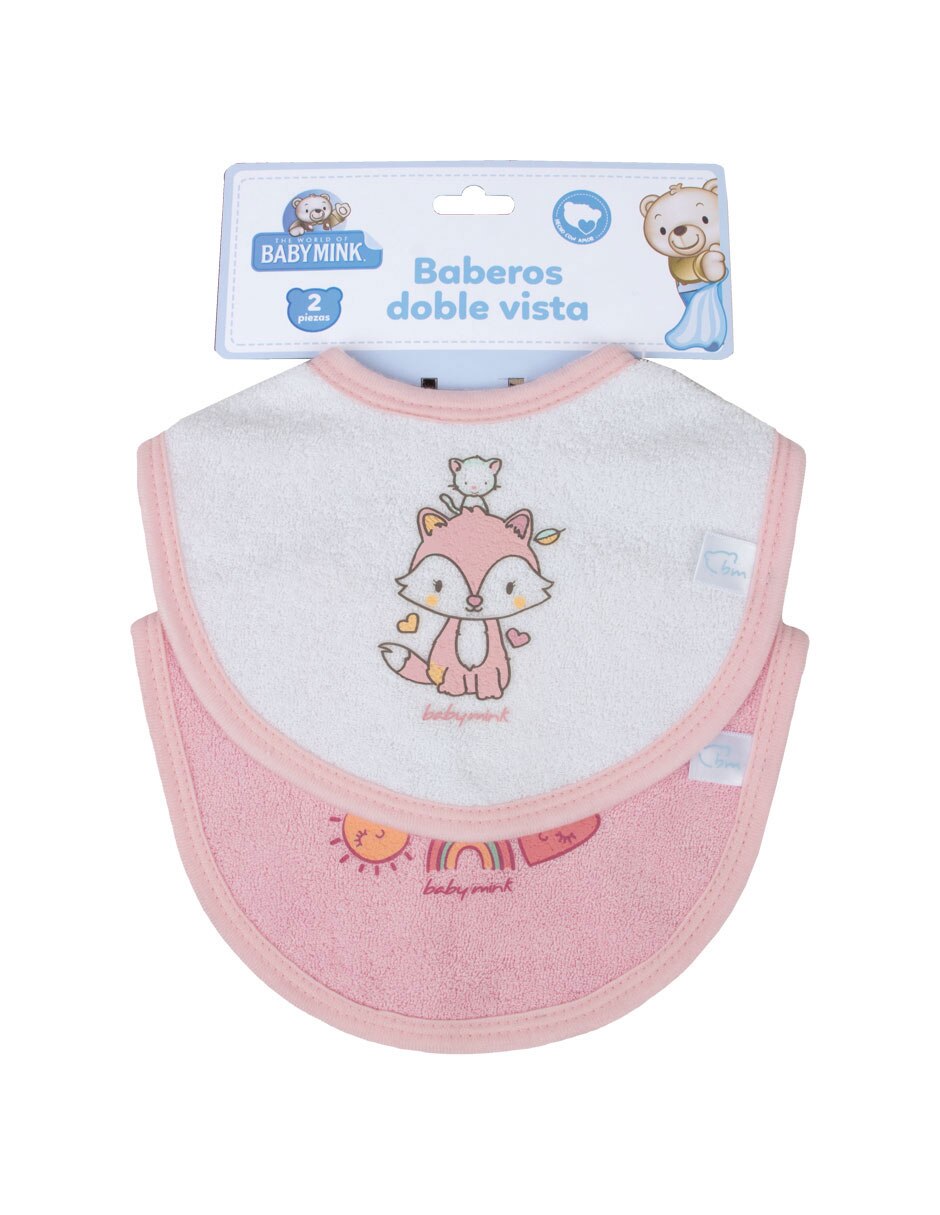 Set babero de algodón 2 piezas 2