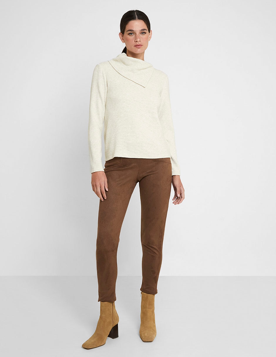 Legging a la cintura con elástico para mujer
