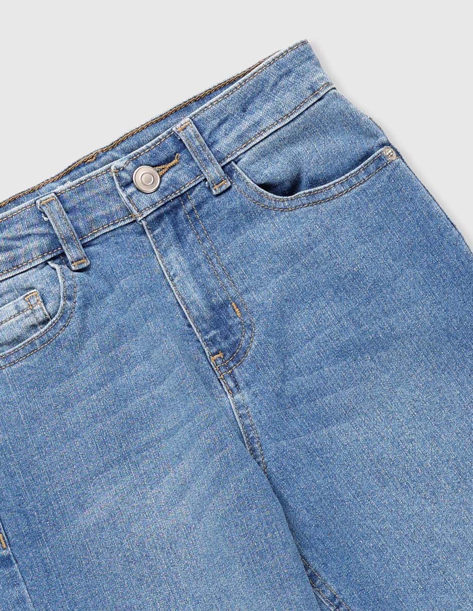 Jeans flare Weekend lavado claro para niña
