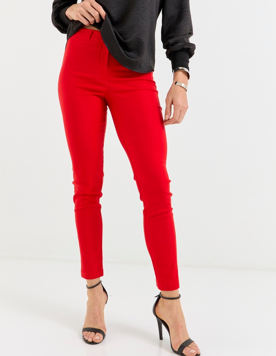 Pantalón chino skinny para mujer Pantalón chino skinny para mujer