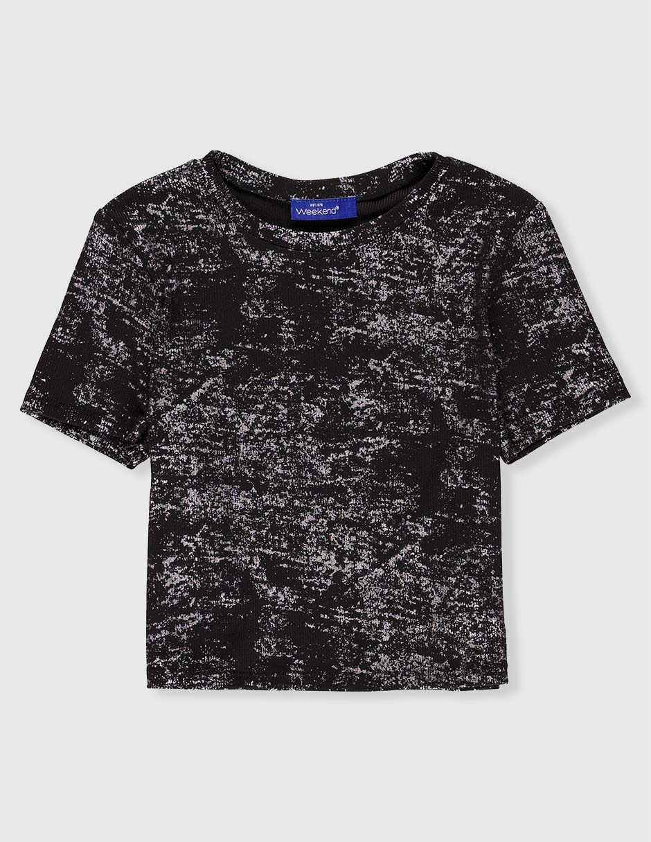 Playera Weekend manga corta para niño