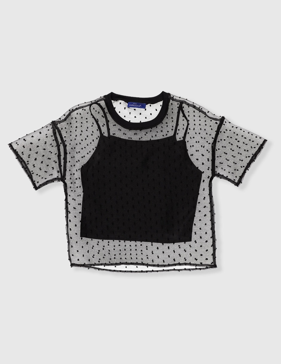 Playera manga corta para niña 1