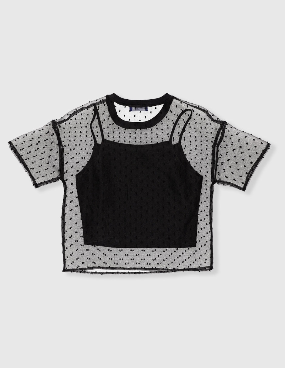 Playera manga corta para niña 2