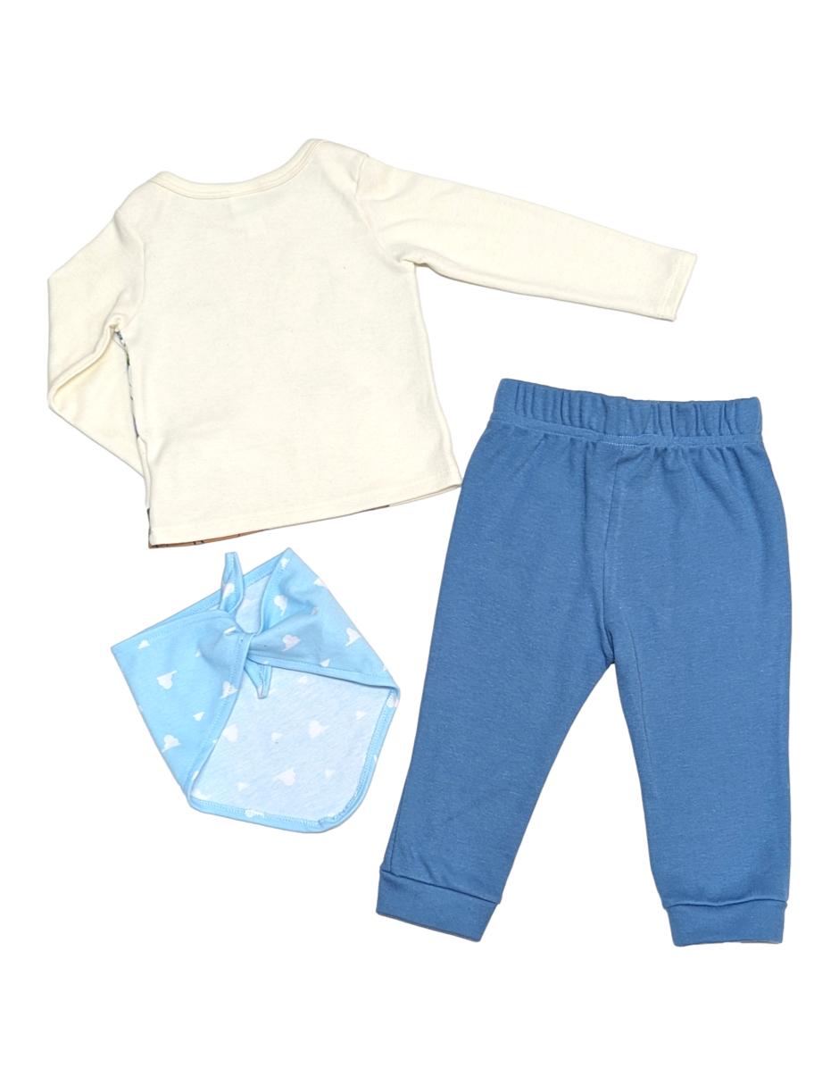 Conjunto para bebé niño 3 piezas
