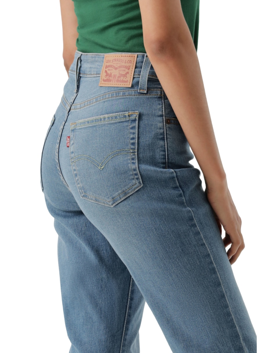 Jeans straight cintura alta Levi´s para mujer