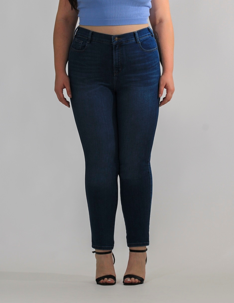Jeans skinny corte cintura alta para mujer Jeans skinny corte cintura alta para mujer