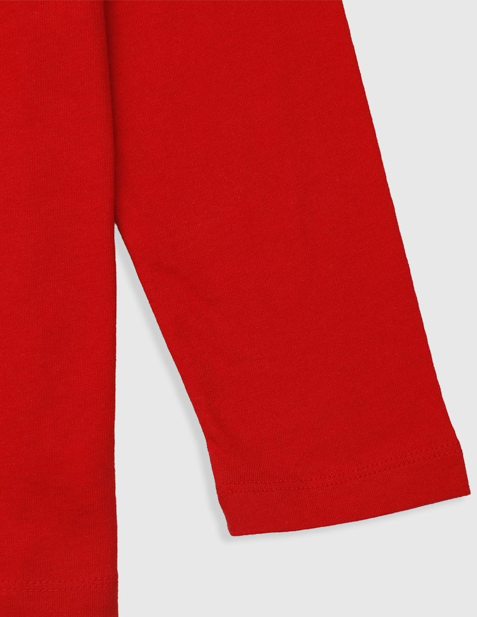 Playera manga larga para niño