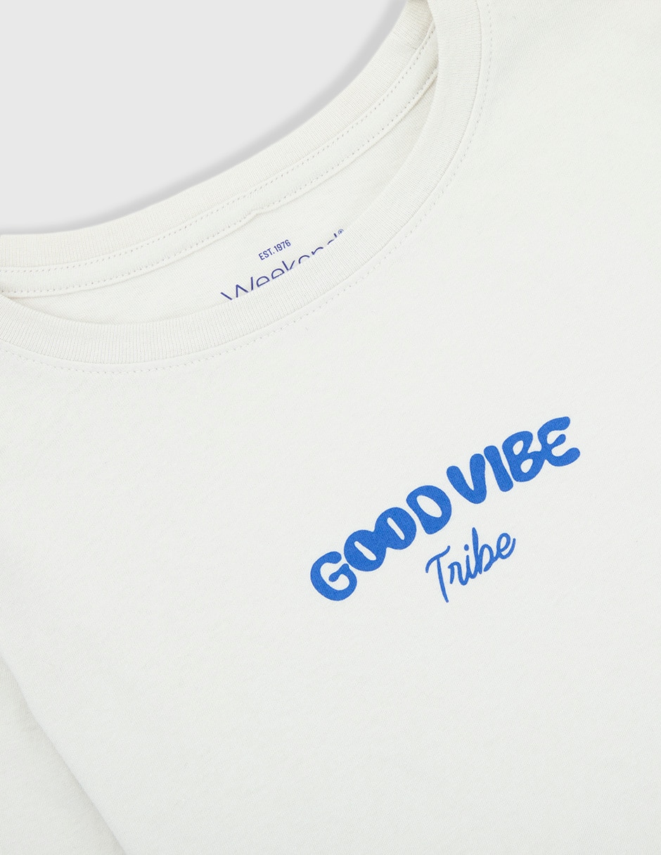 Playera manga larga para niño