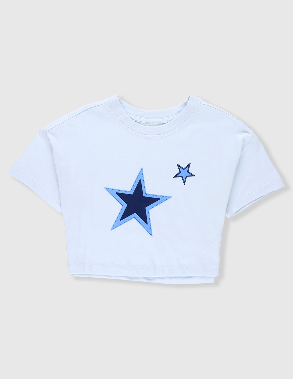 Playera manga corta para niña