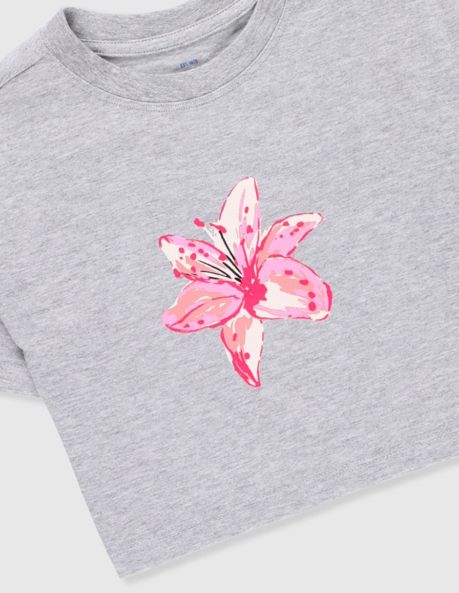 Playera manga corta para niña 4