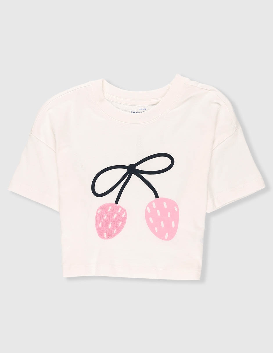 Playera manga corta para niña Playera manga corta para niña
