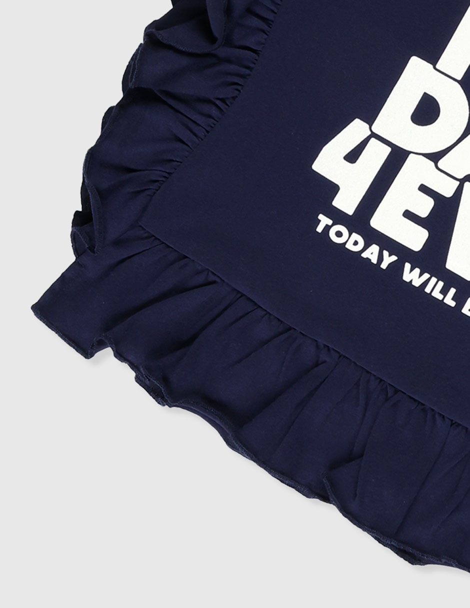 Playera Weekend manga corta para mujer