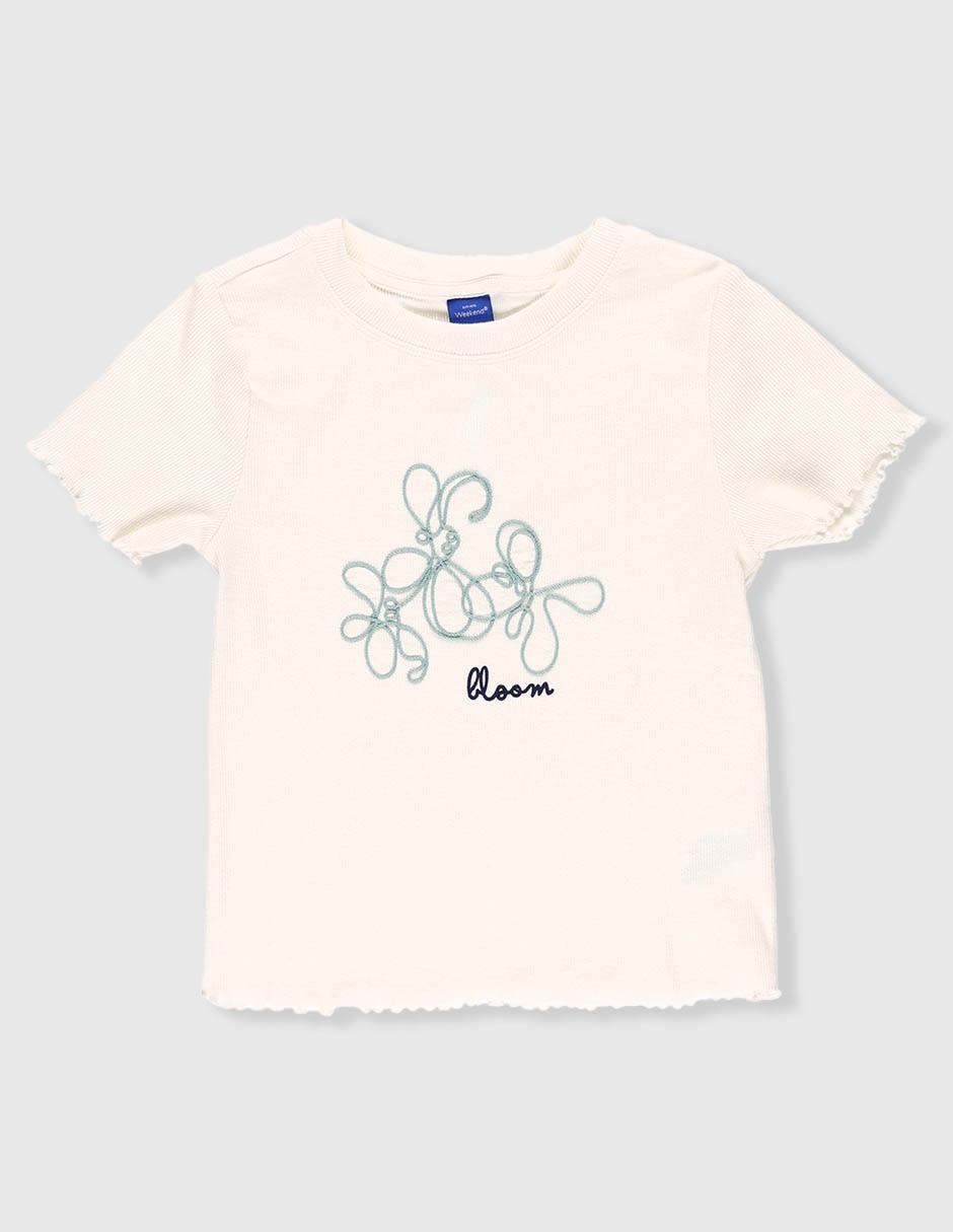 Playera manga corta para niña Playera manga corta para niña