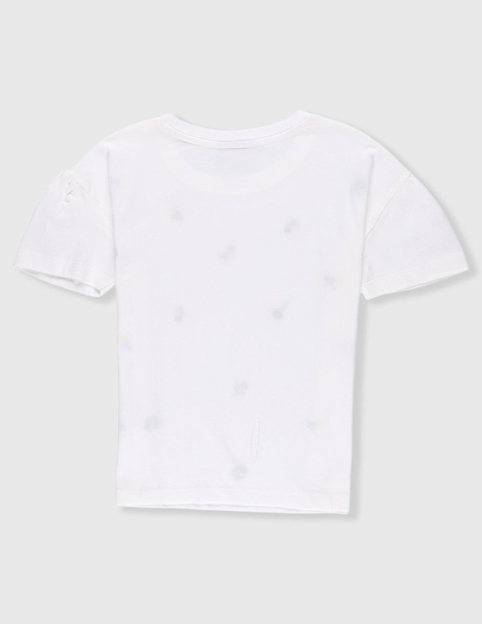 Playera manga corta para niña