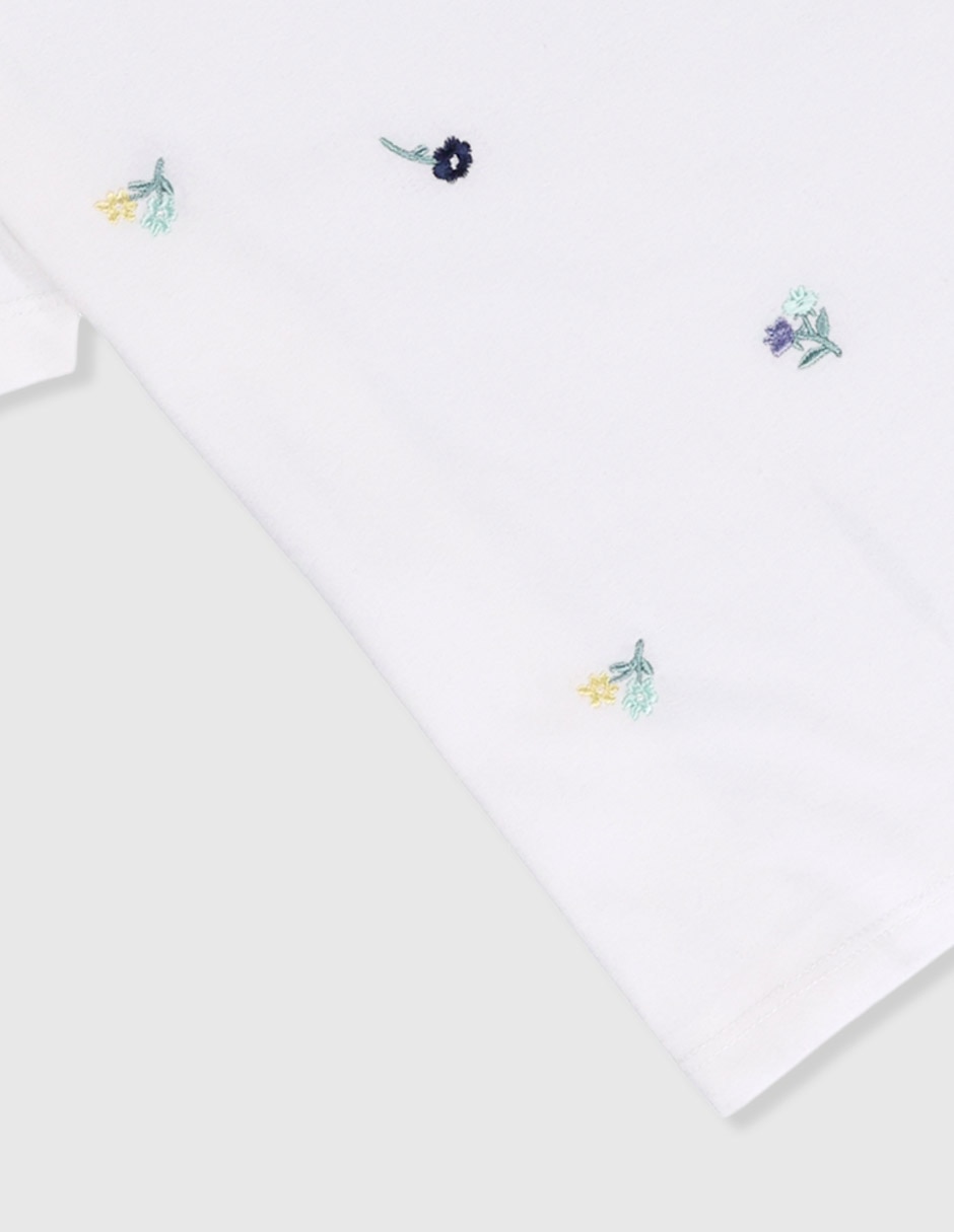Playera manga corta para niña