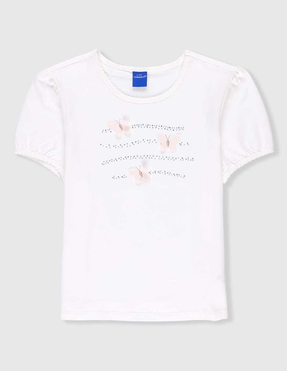 Playera manga corta para niña 1