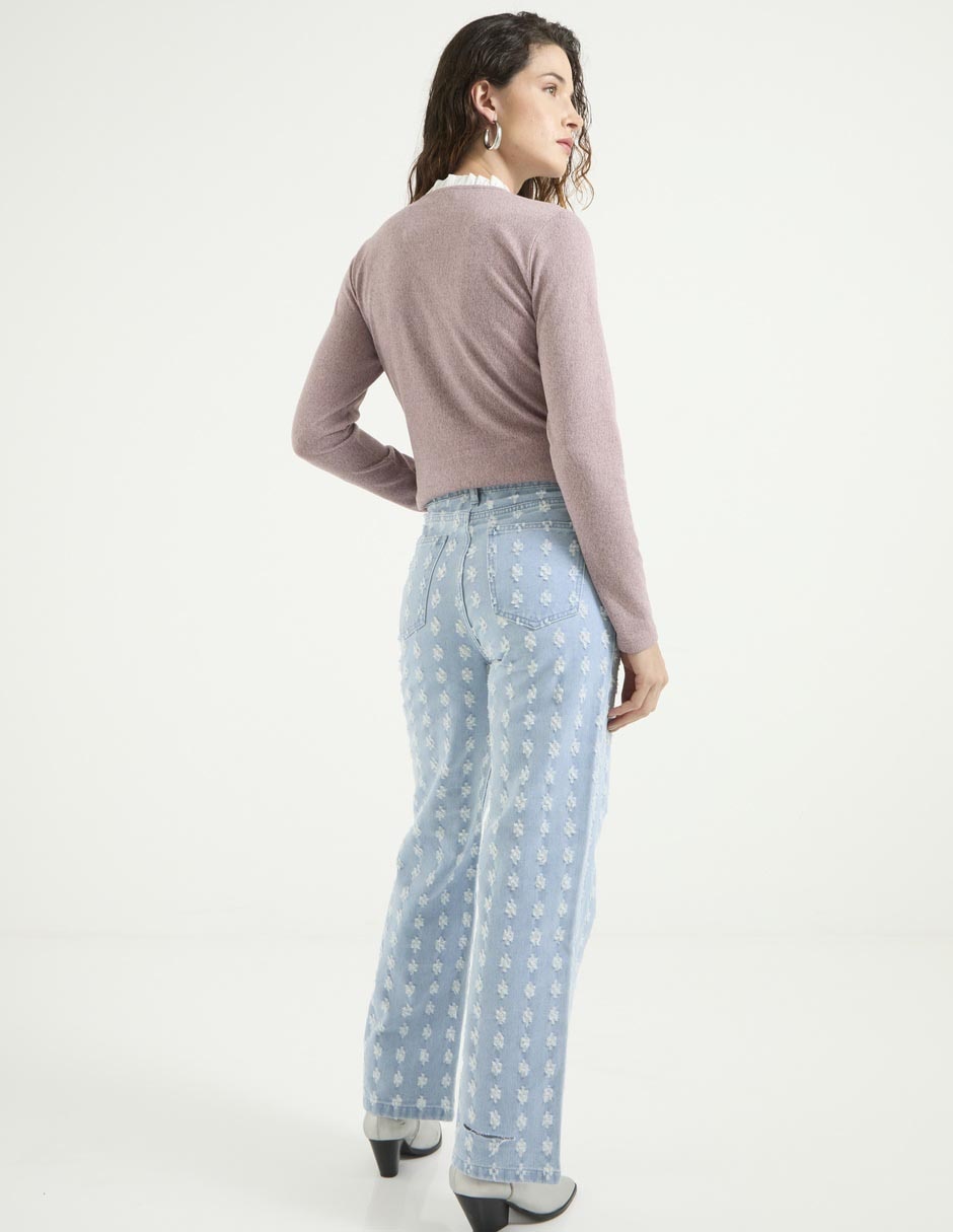Jeans straight para mujer 4