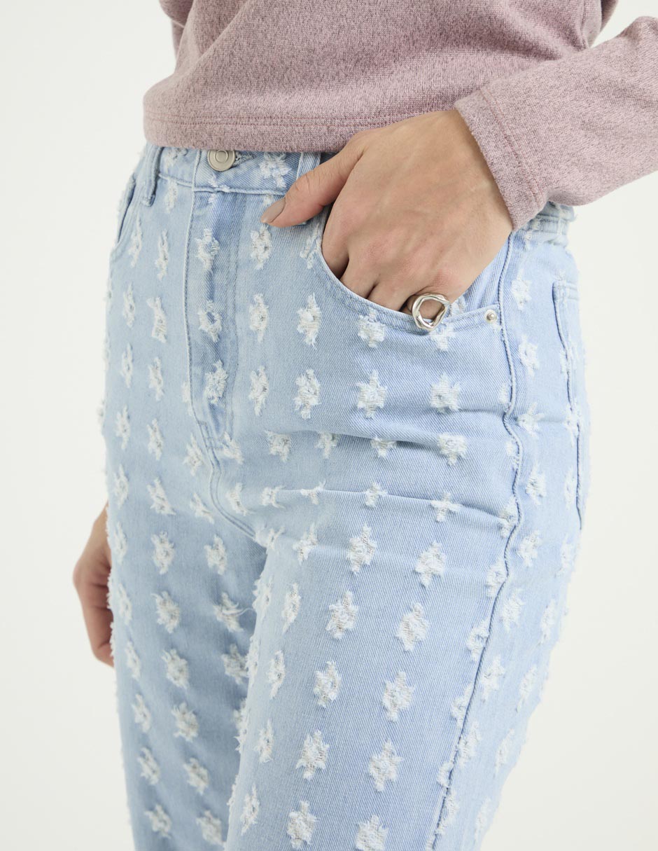 Jeans straight para mujer 2