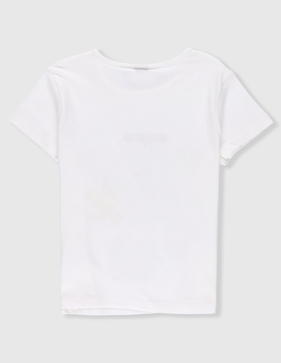 Playera manga corta para niña