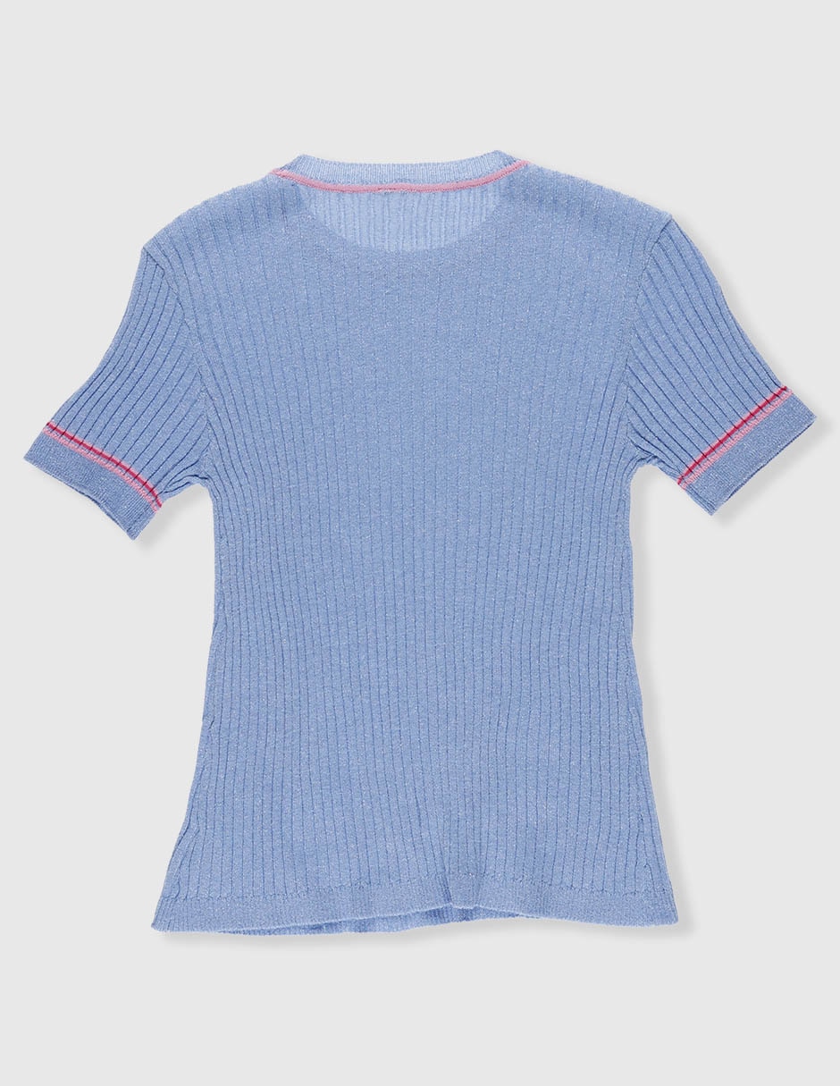 Playera Weekend manga corta para niña