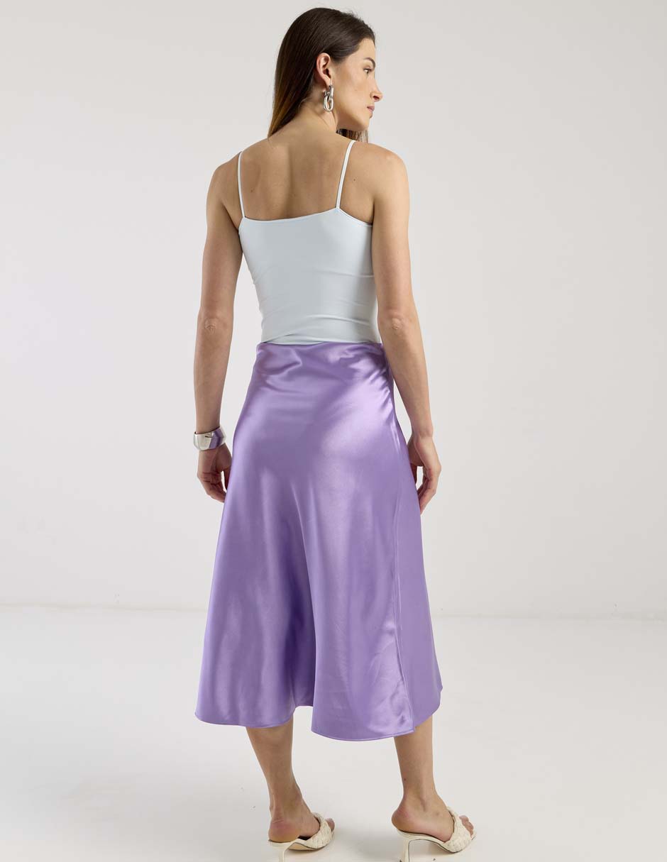 Falda crop Metropolis cintura alta