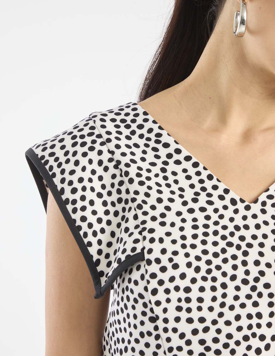 Blusa manga corta para mujer 7