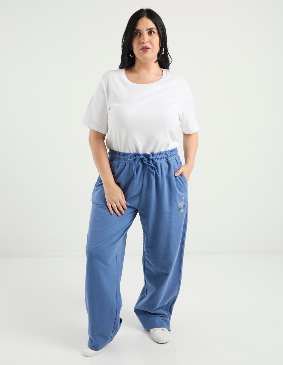 Pants amplio Stitch con agujeta para mujer 3