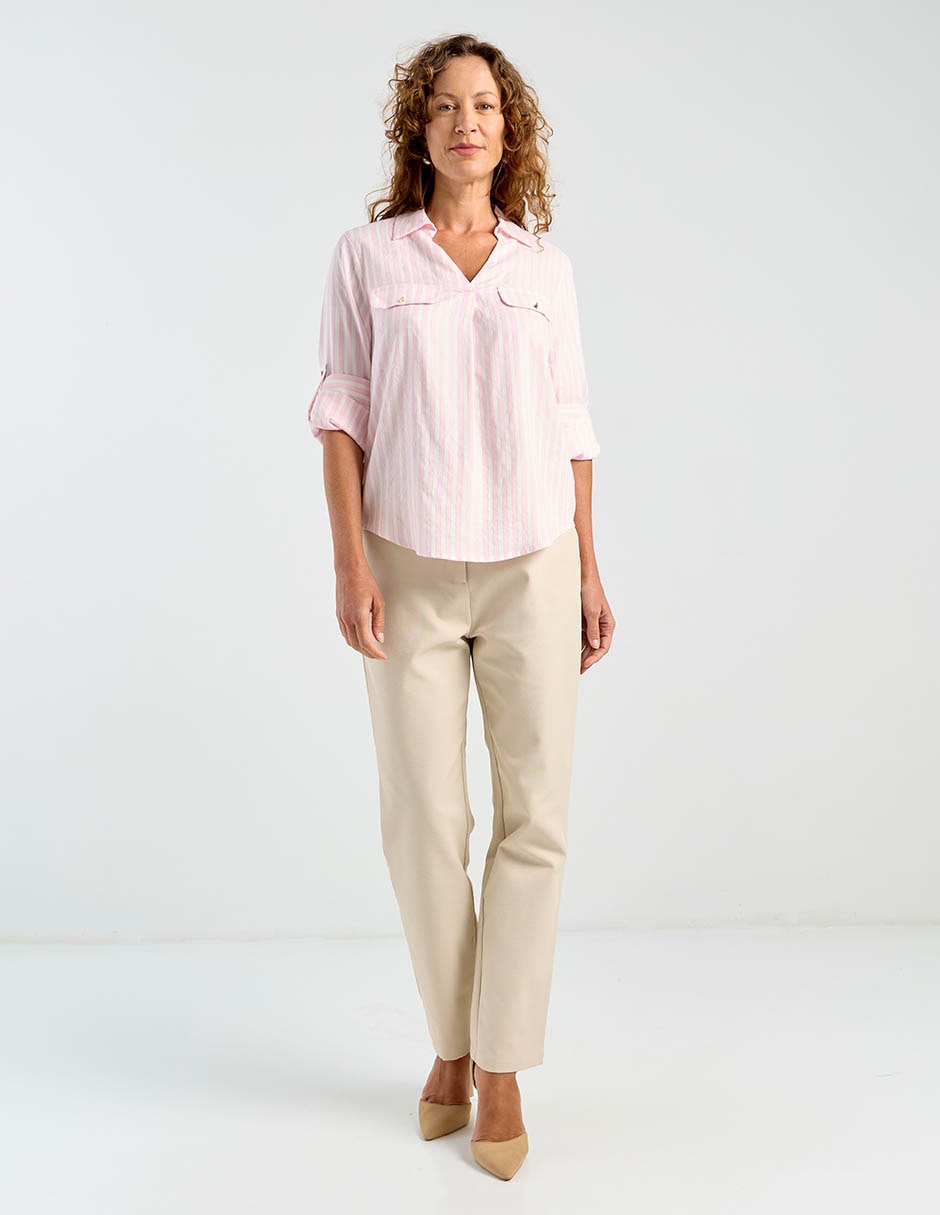 Blusa manga larga para mujer 13