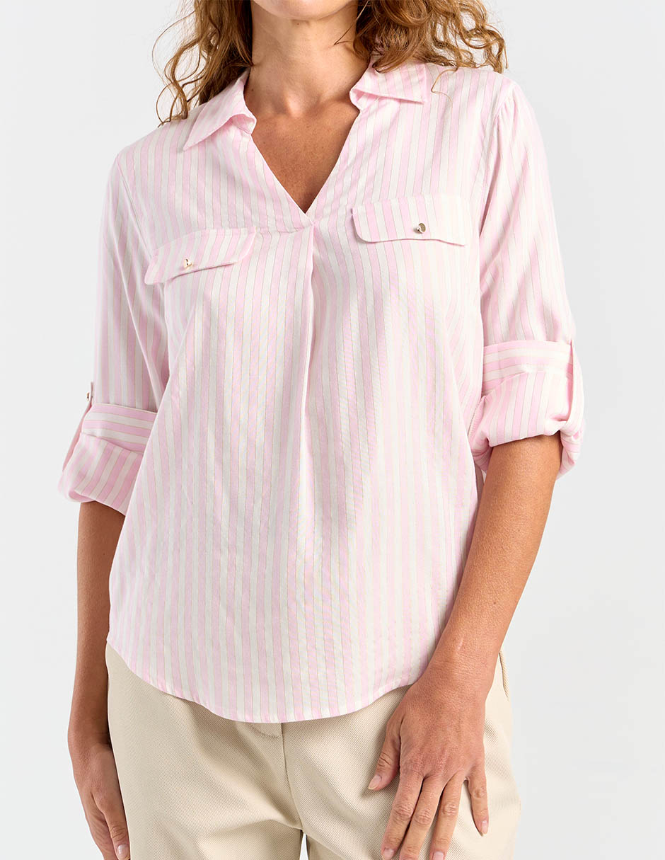 Blusa manga larga para mujer 14