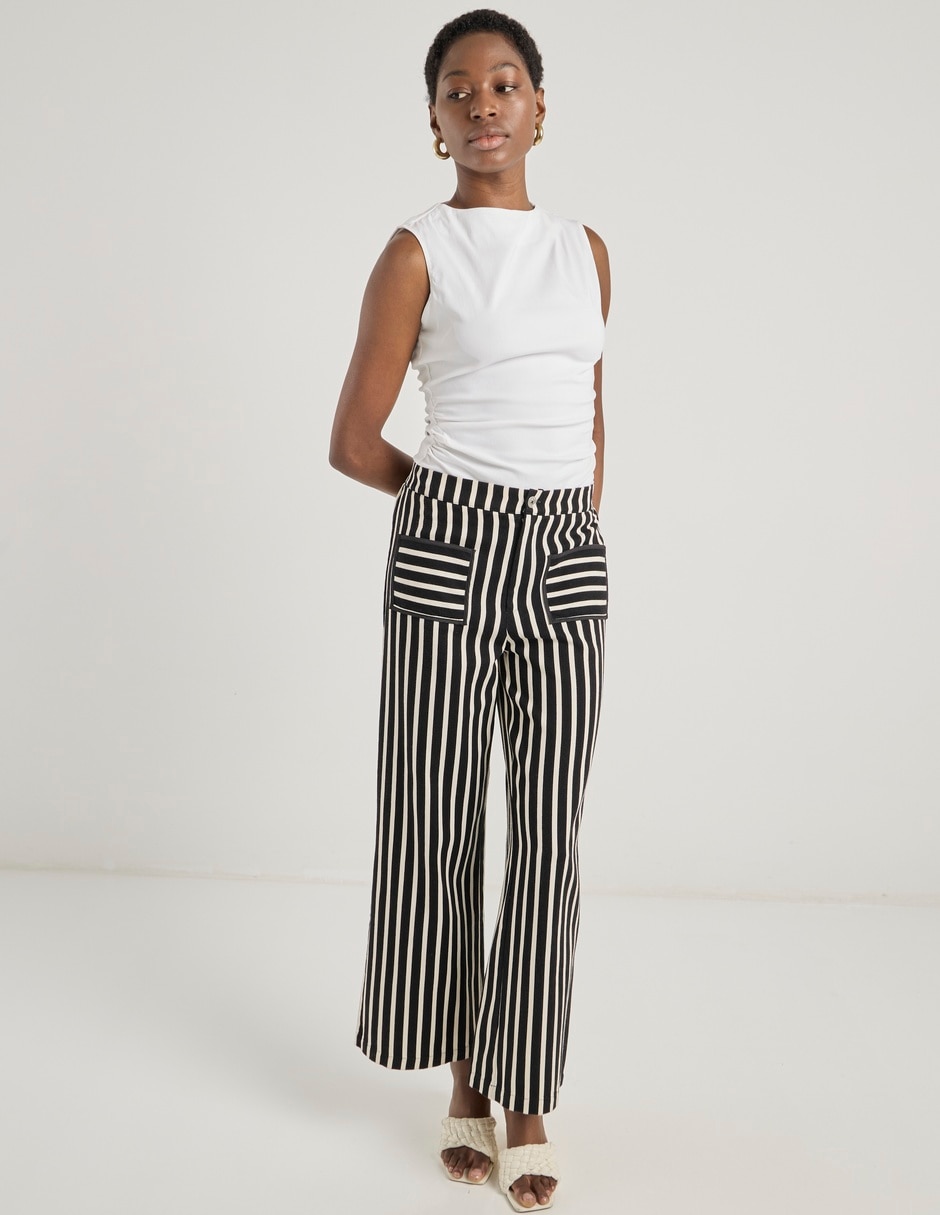 Pantalón wide leg para mujer 4