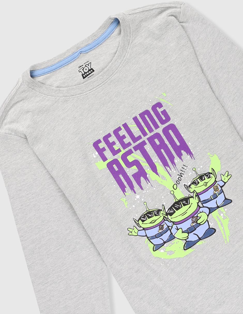 Playera Disney Dtr Marciano Feeling Astro manga larga para niño