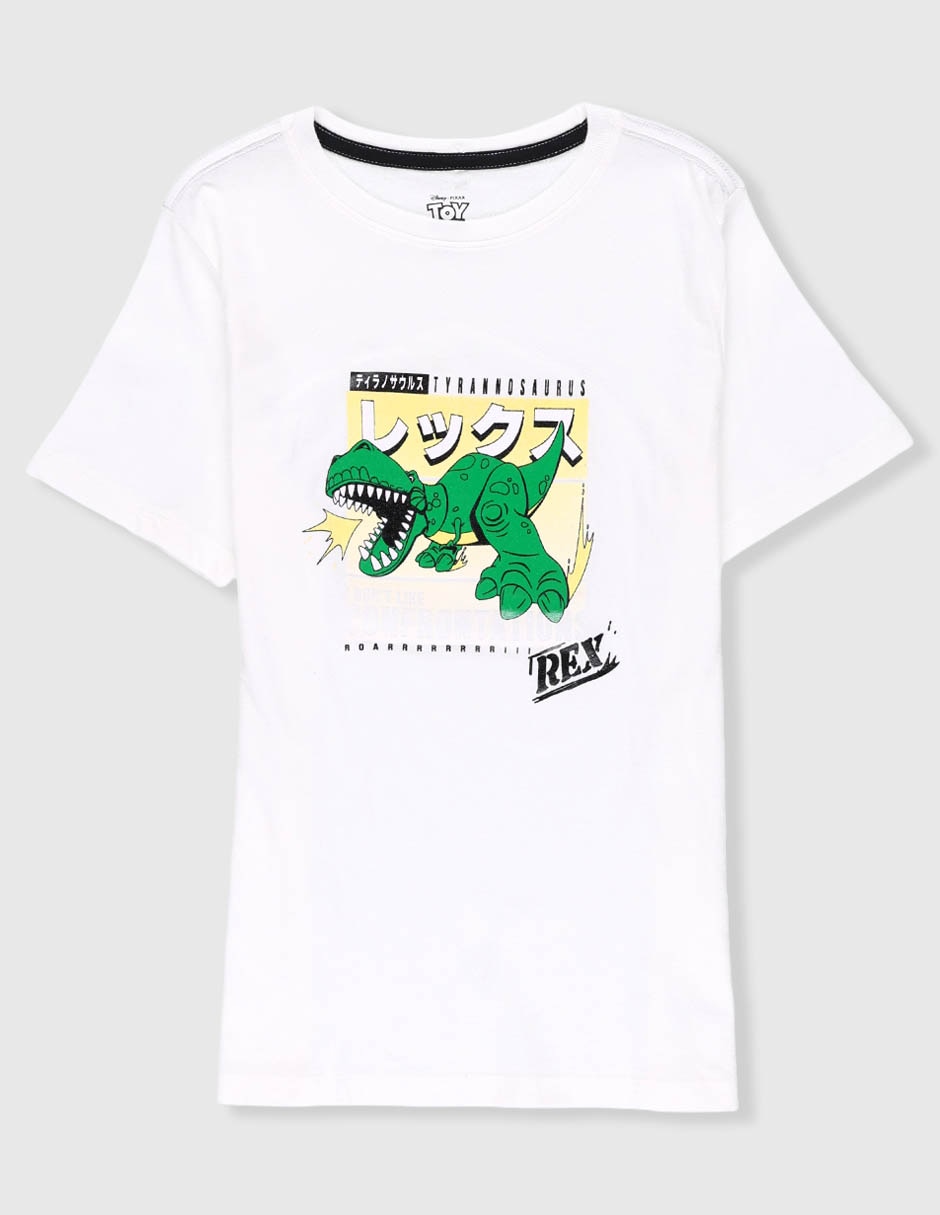 Playera Disney Dtr Rex manga corta para niño