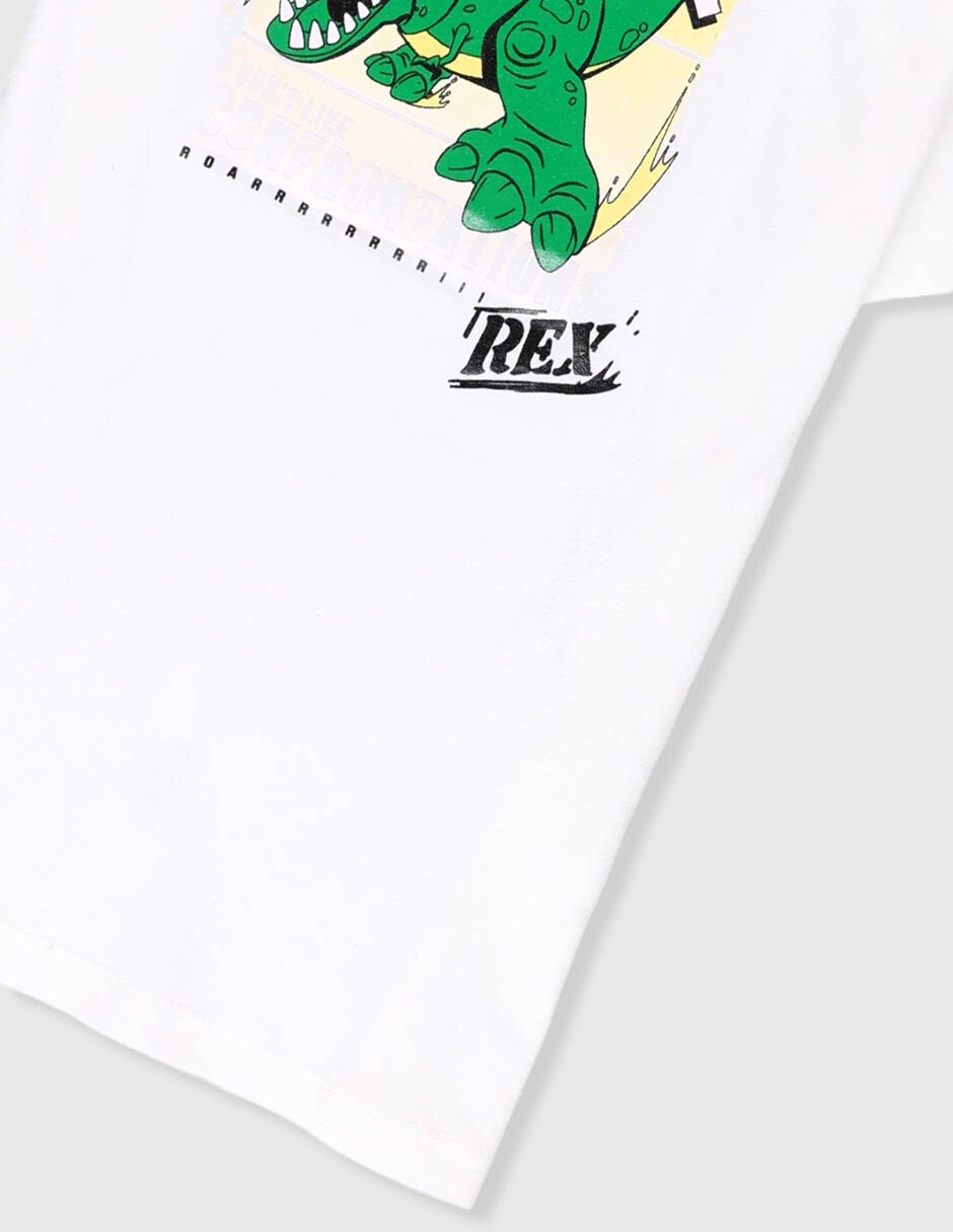Playera Disney Dtr Rex manga corta para niño