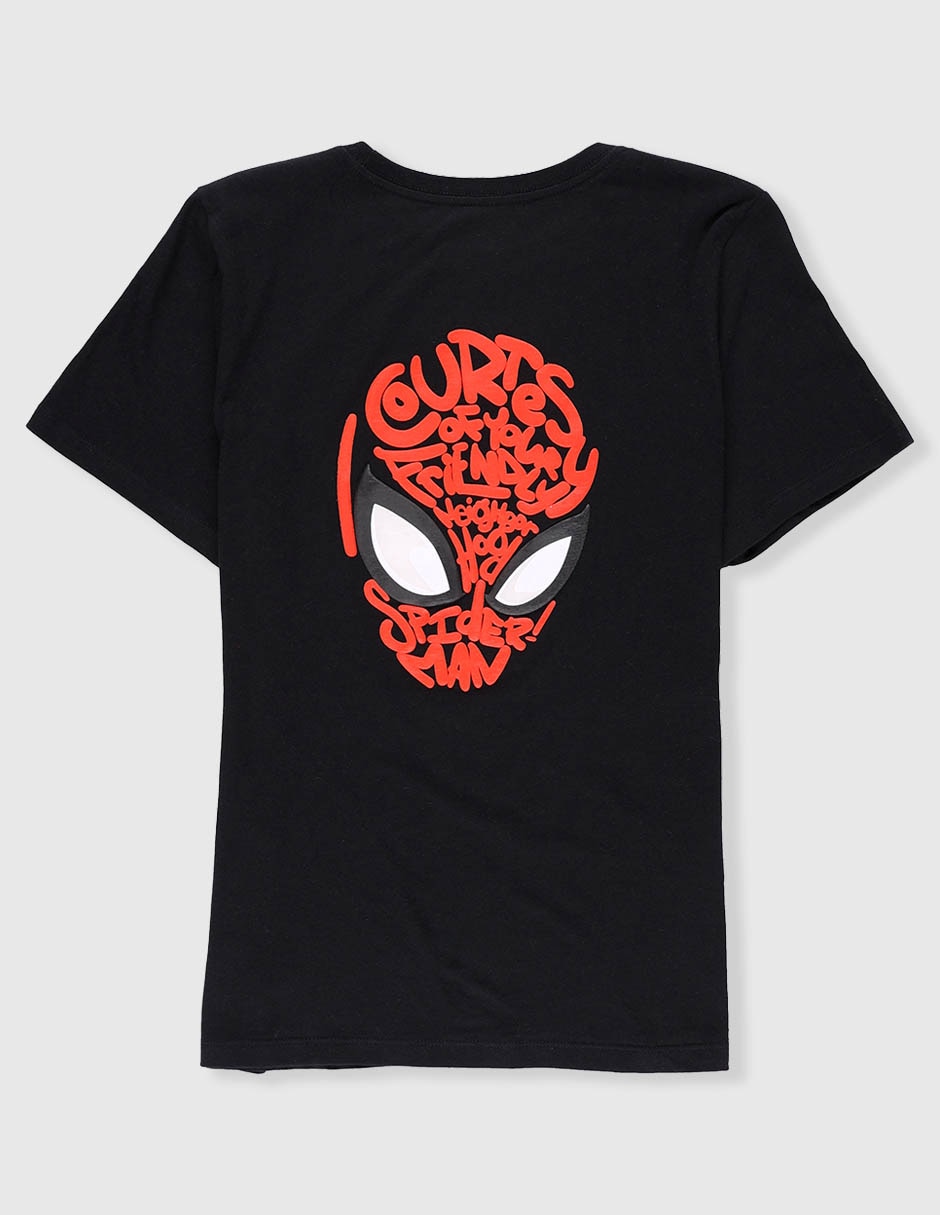 Playera Marvel Dtr Spider-Man manga corta para niño