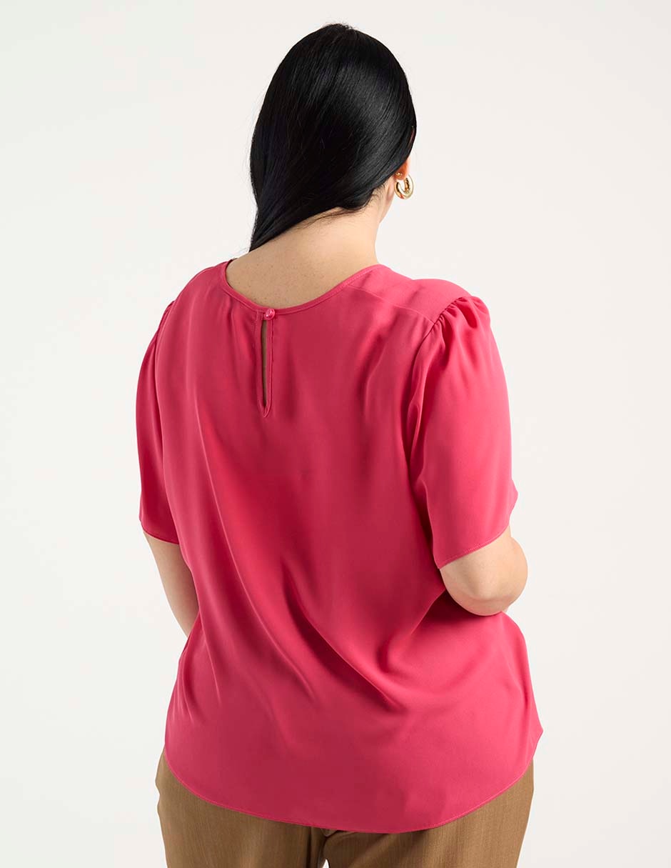 Blusa manga corta para mujer 4