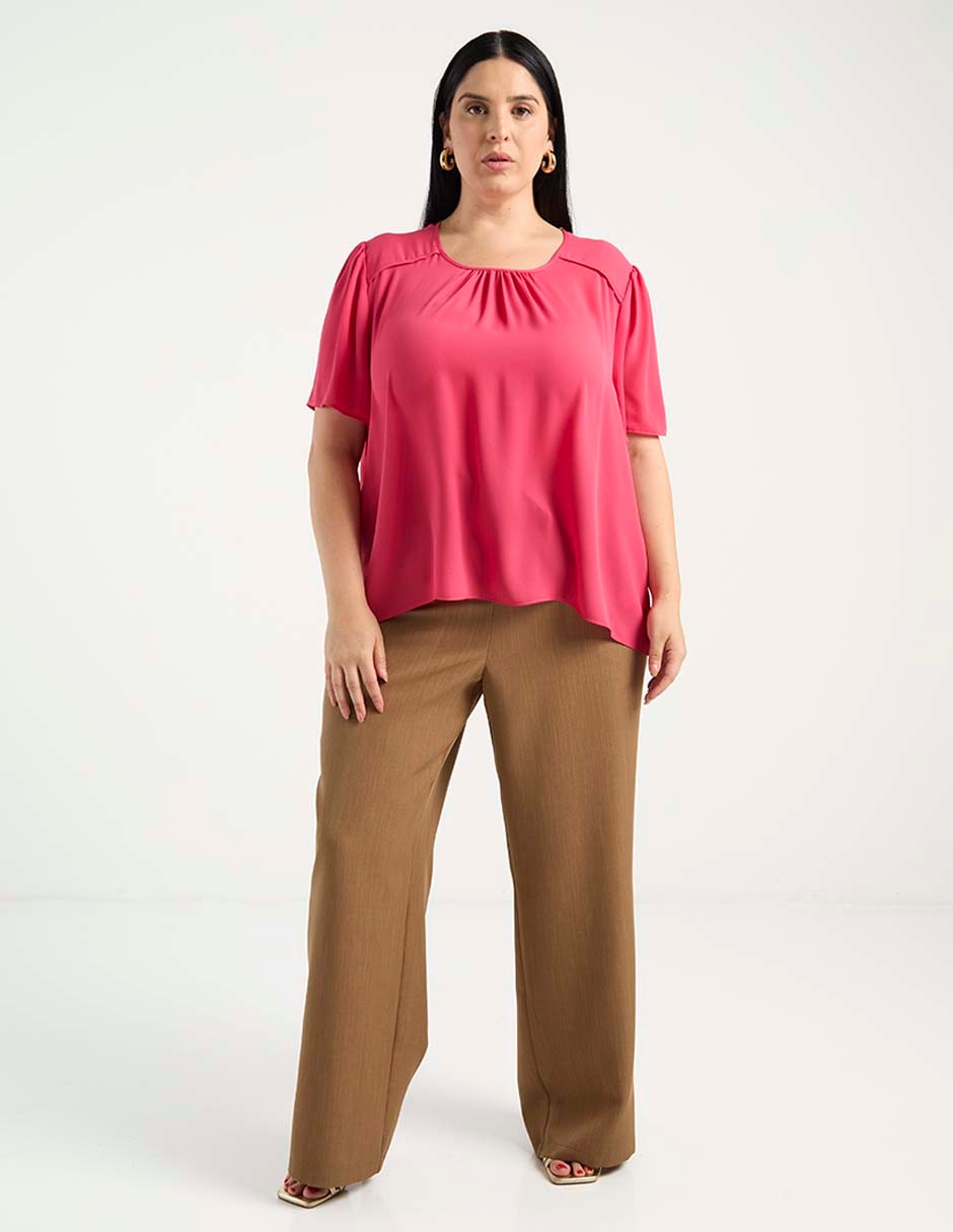 Blusa manga corta para mujer 3