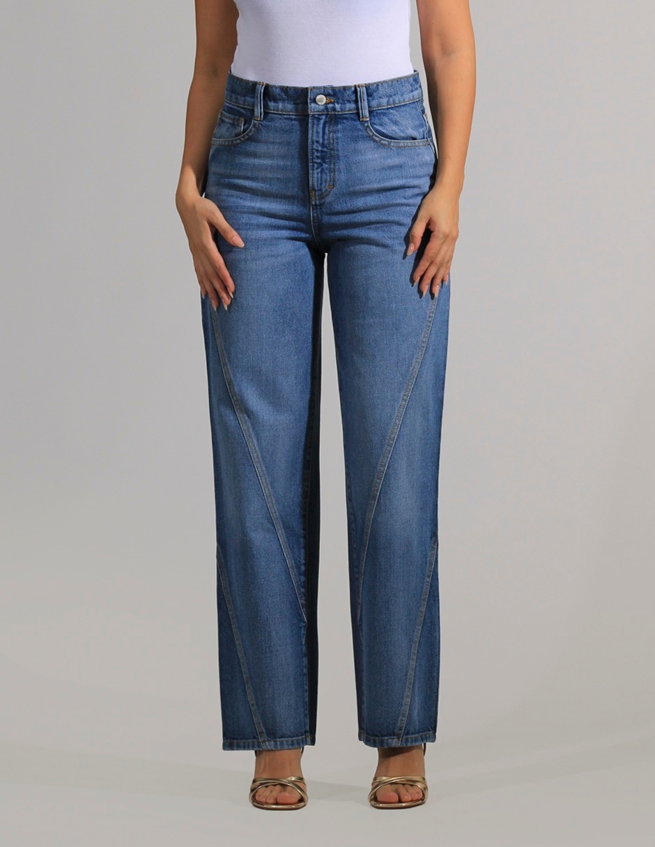 Jeans straight para mujer
