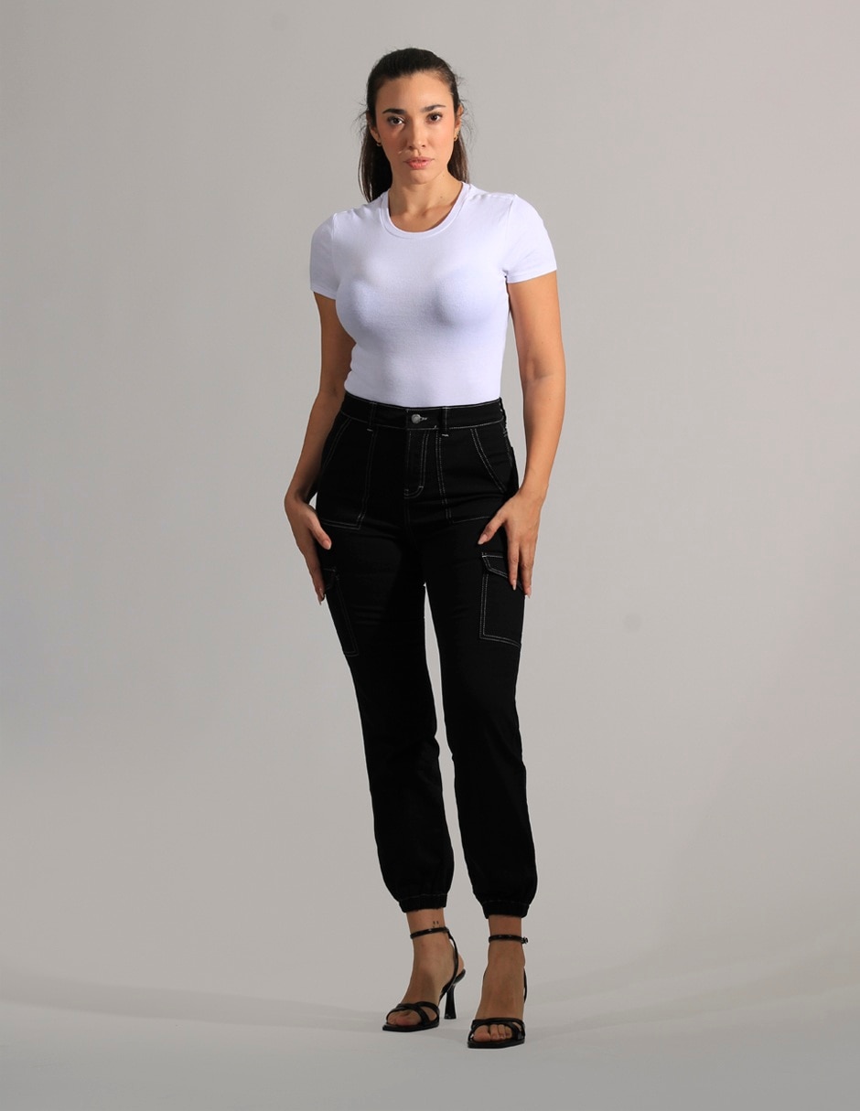 Pantalón jogger relajado para mujer