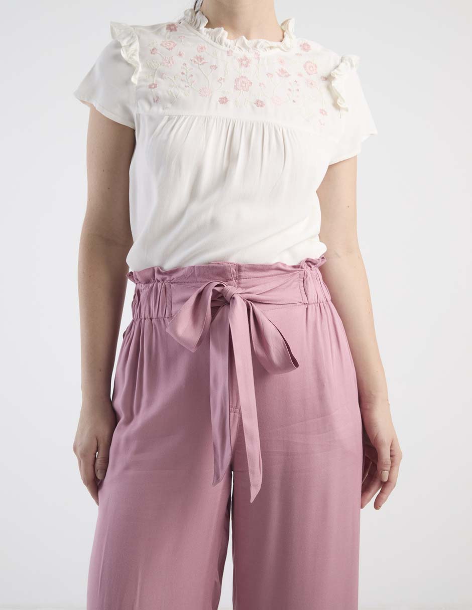 Pantalón easy pant wide leg para mujer 5