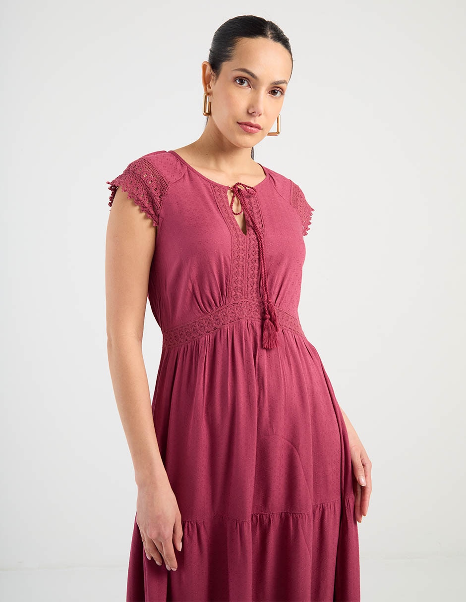 Vestido midi casual para mujer