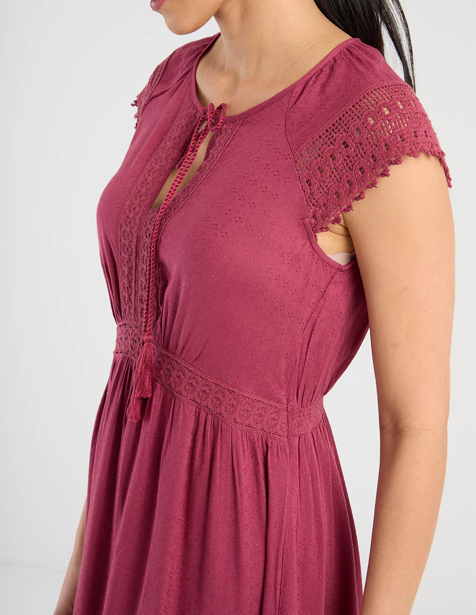 Vestido midi casual para mujer