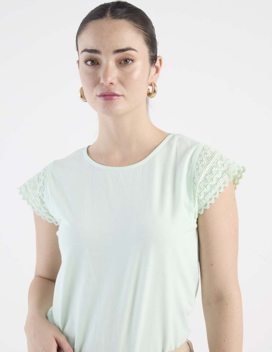 Playera manga corta Week by Weekend cuello redondo para mujer