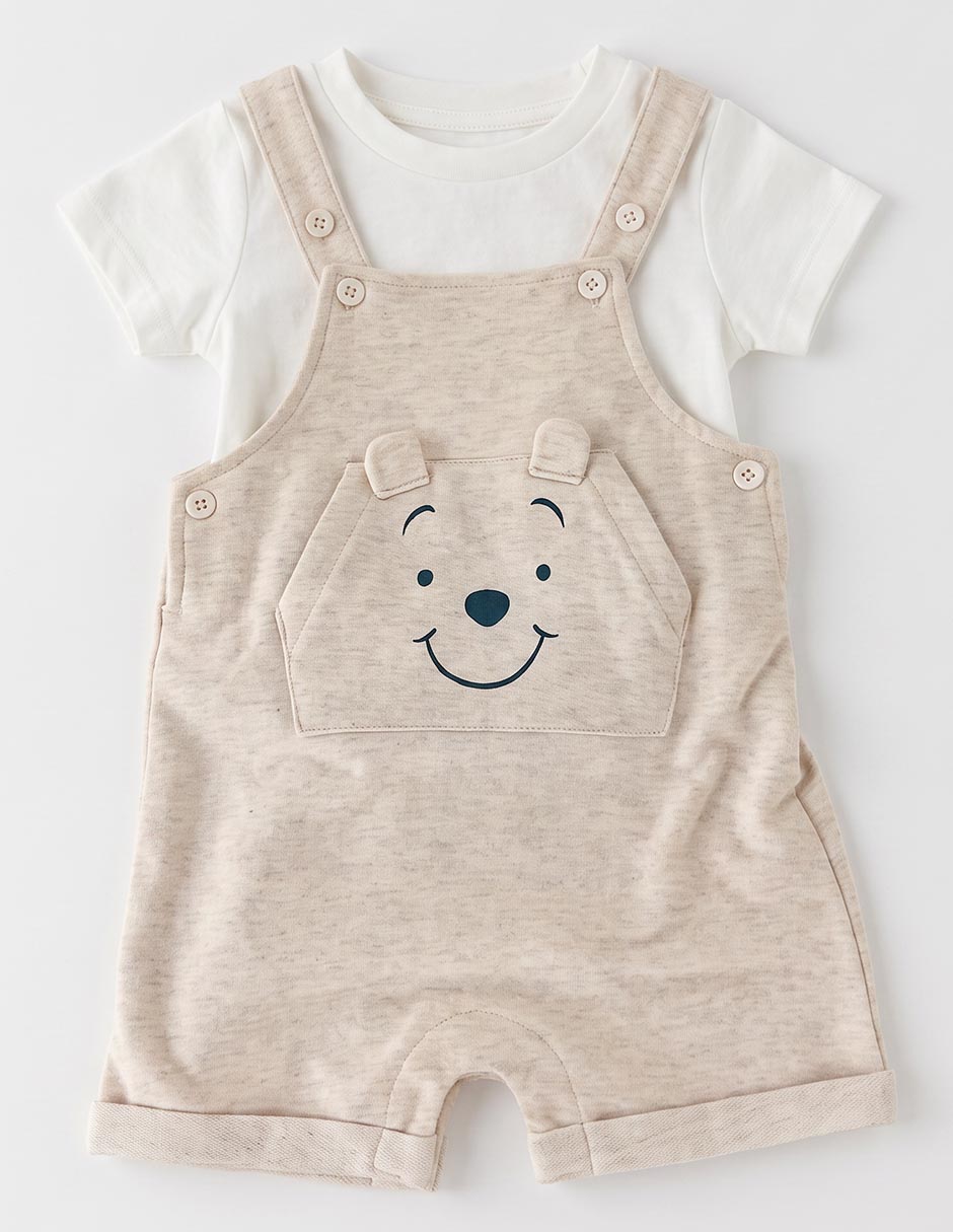 Conjunto winnie pooh de algodón para niño 2 piezas 4
