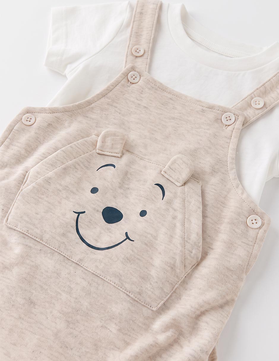 Conjunto winnie pooh de algodón para niño 2 piezas 2