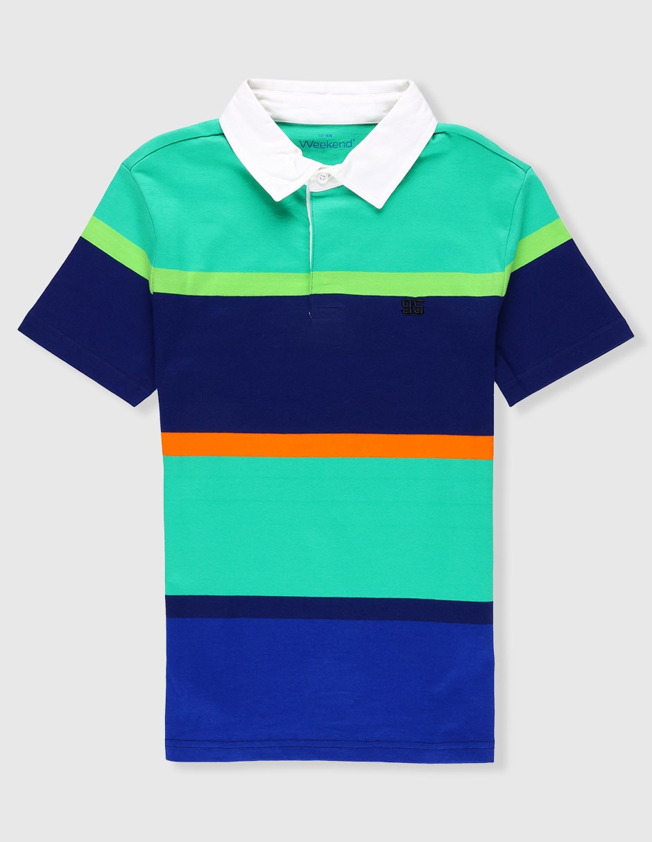 Playera tipo polo para niño 1