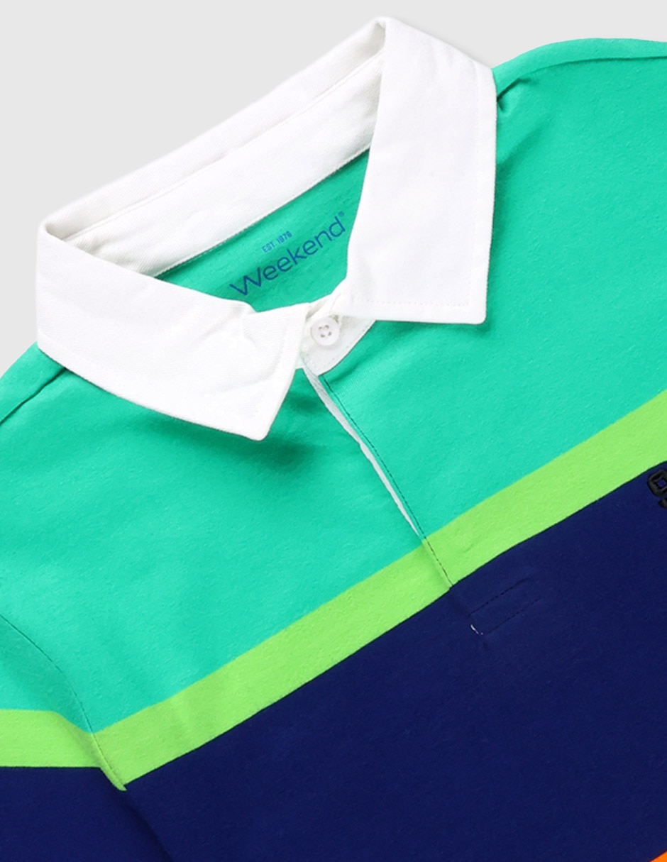 Playera tipo polo para niño 3