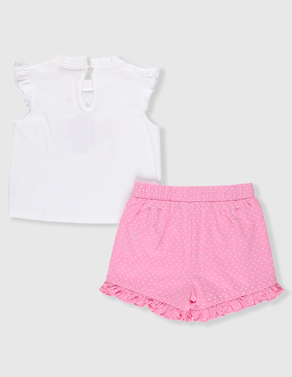 Conjunto  de algodón para bebé niña