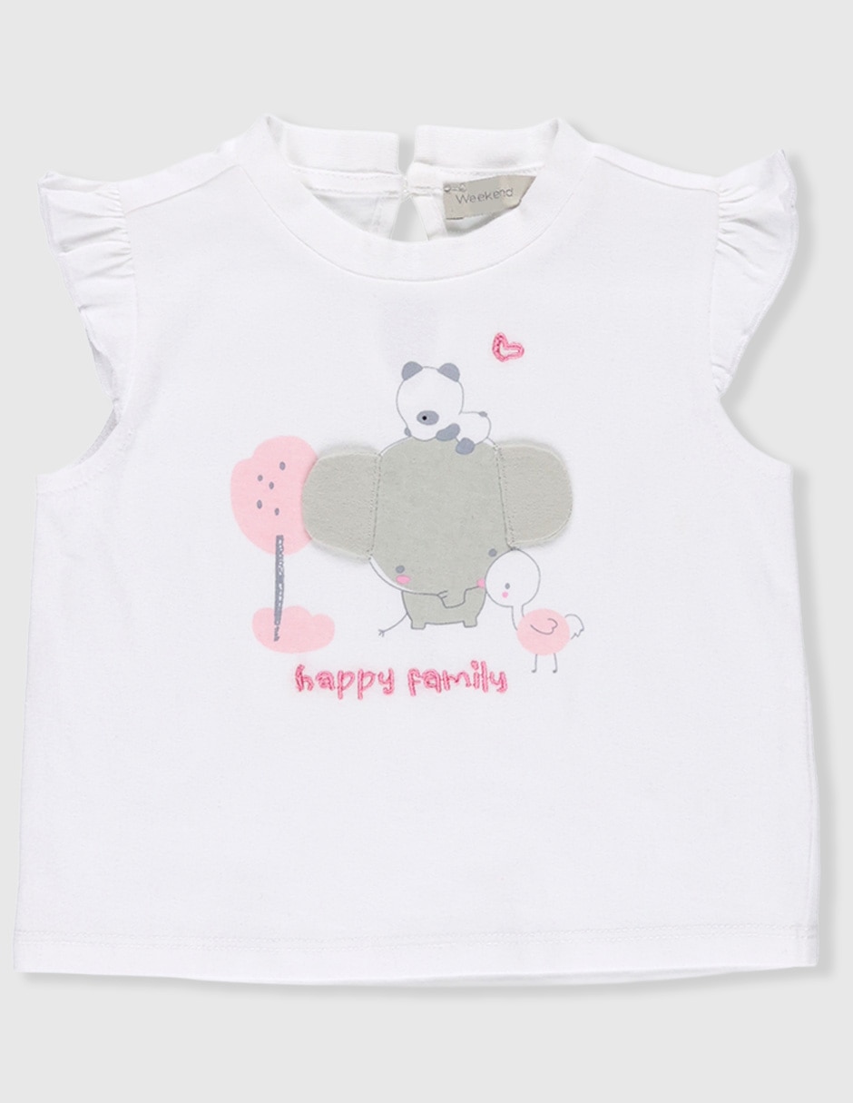 Conjunto  de algodón para bebé niña